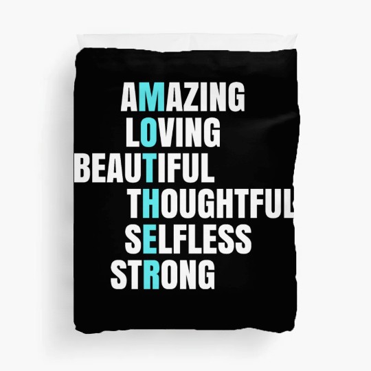 Amazing Loving Strong Mama Mother's Day Gift Idea Duvet Covers