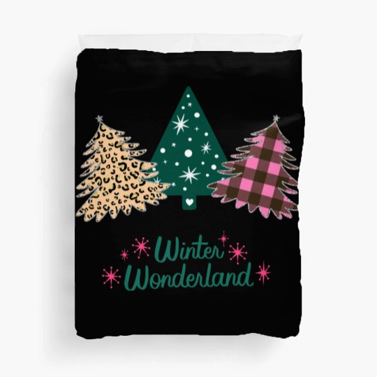 Winter Wonderland - Christmas Trees! Duvet Covers