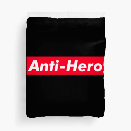 Anti-Hero red boxx Text Gift Music Fan Lover Duvet Covers