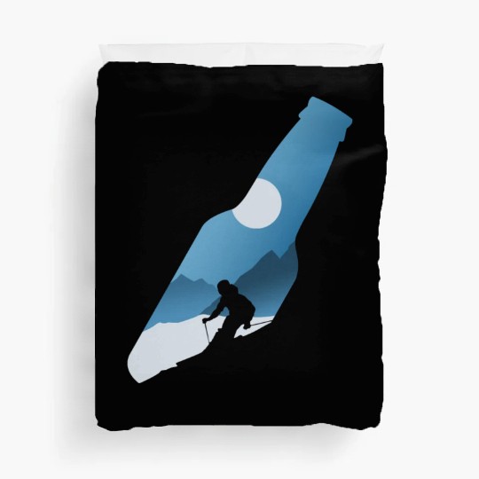 Apres Ski Beer Skiing Mountains Ski Duvet Covers