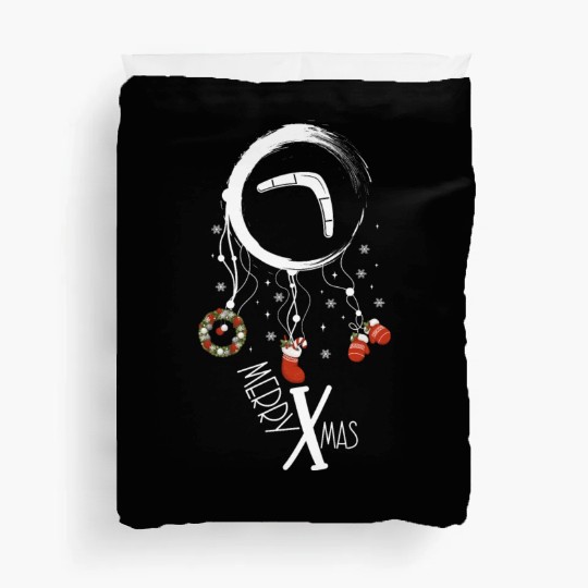 Winter dreamcatcher Christmas Boomerang Duvet Covers