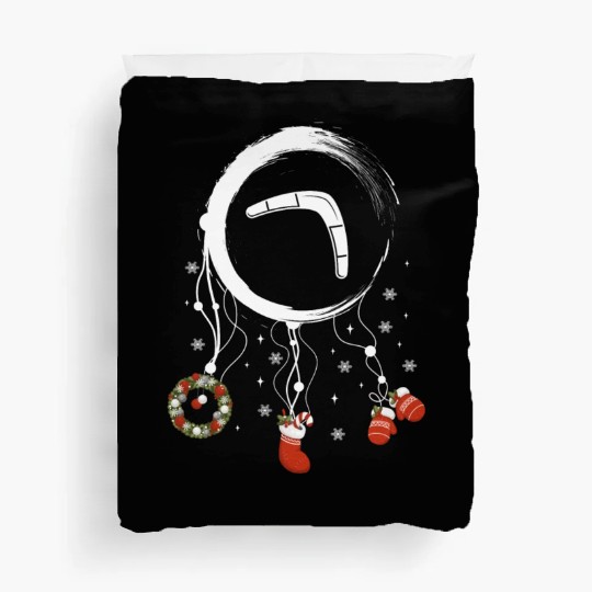 Winter dreamcatcher Christmas Boomerang Duvet Covers
