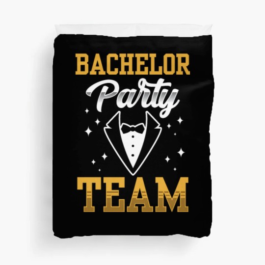 Bachelor Party Team Bride Groom Duvet Covers