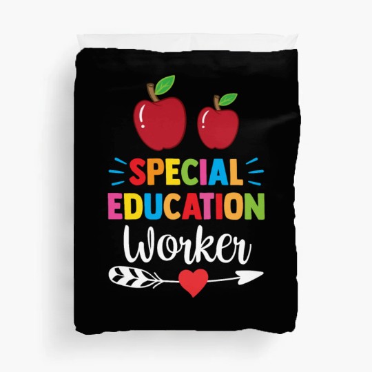Special Education Worker Teacher Awareness Sped Duvet Covers