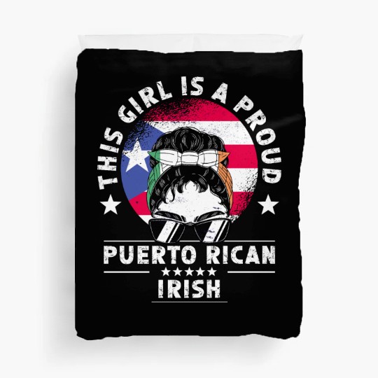 Puerto Rico Flag Ireland Grown Women Girl Duvet Covers