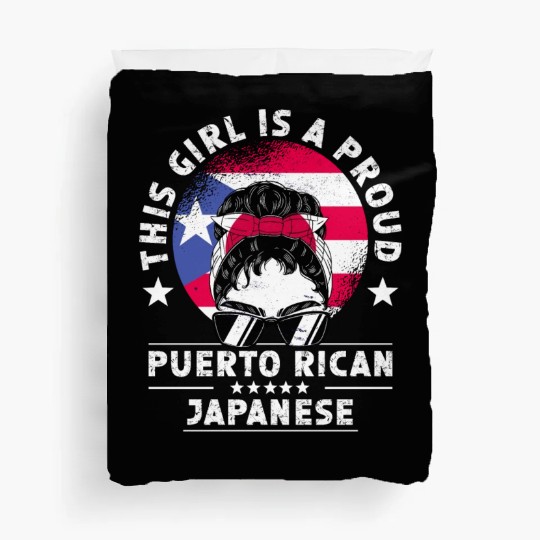 Puerto Rico Flag Japan Grown Women Girl Duvet Covers