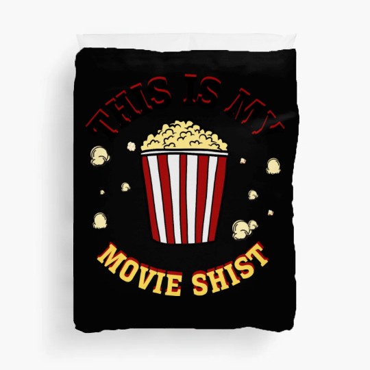 I'm Just Here For The Popcorn Cinama Movie Theater Duvet Covers