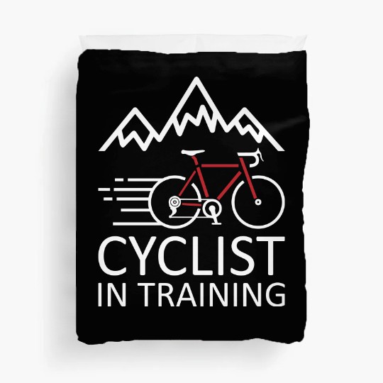 Cycling In Training Duvet Covers