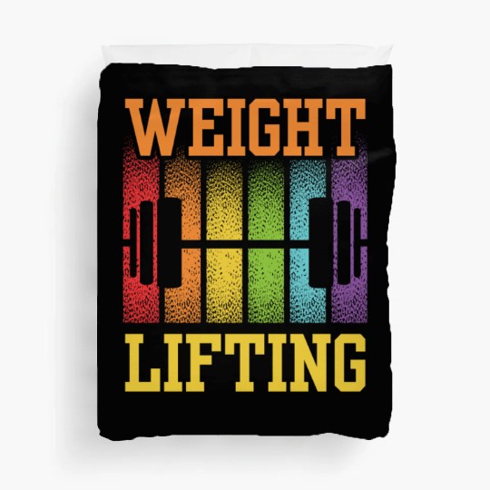 Weightlifting Lift Gym Workout Duvet Covers