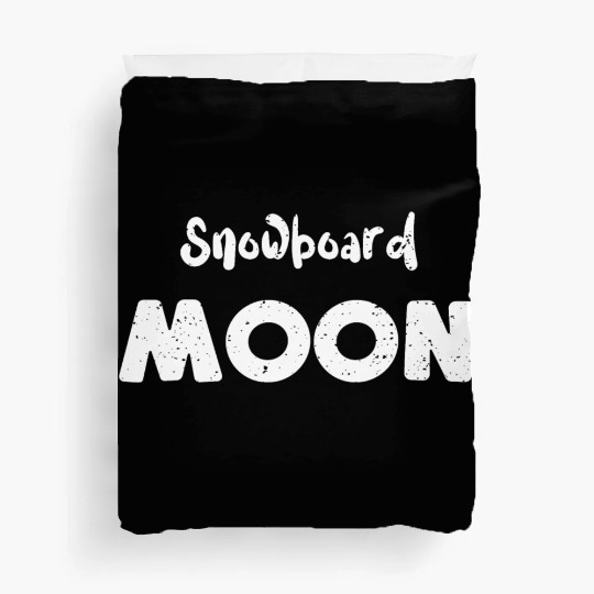 Snowboard Moon - Snowboarding Duvet Covers