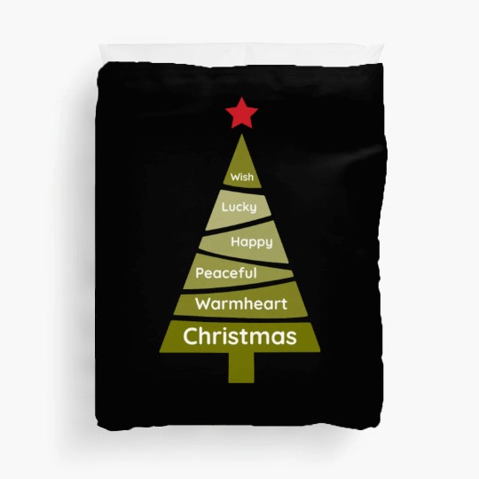 Minimalist Lime Green Christmas Pine Duvet Covers