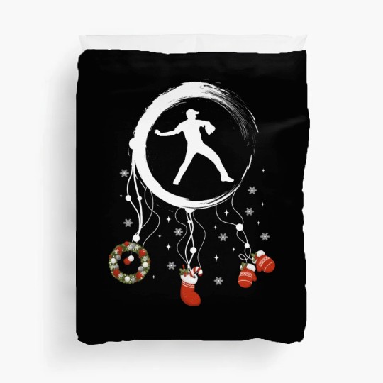 Winter dreamcatcher Christmas Baseball Duvet Covers