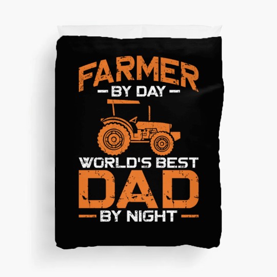 Farming Farmer Dad Father Vintage Duvet Covers