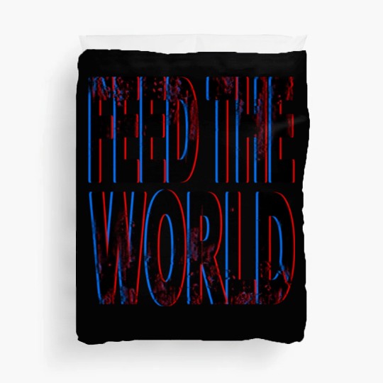 quot Feed The World quot Essential Duvet Covers