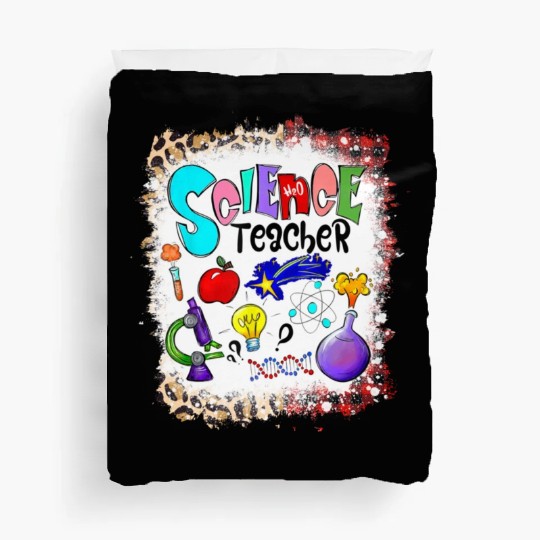 I Love Science Funny Science Teacher Lab Chemistry Duvet Covers