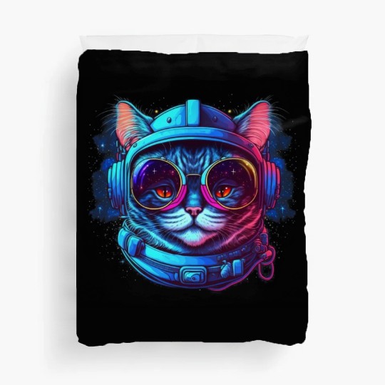 Space Cat Duvet Covers