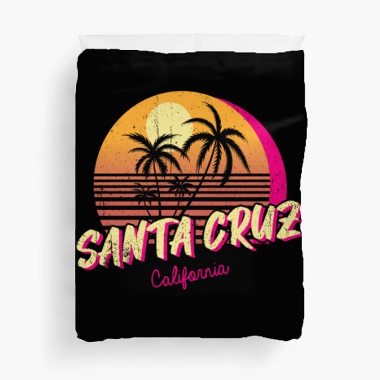 Retro Santa Cruz California Duvet Covers