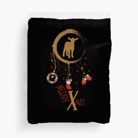 Winter dreamcatcher Christmas Lamb Duvet Covers