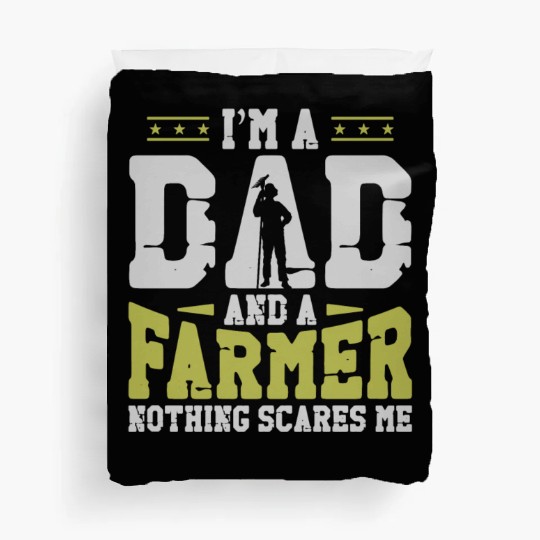 Farming Farmer Dad Father Vintage Duvet Covers