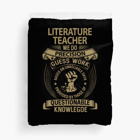Literature Teacher Duvet Covers - We Do Precision Gift