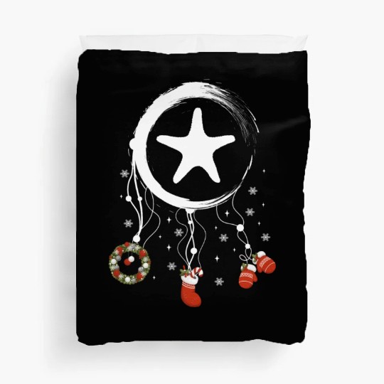Winter dreamcatcher Christmas Starfish Duvet Covers