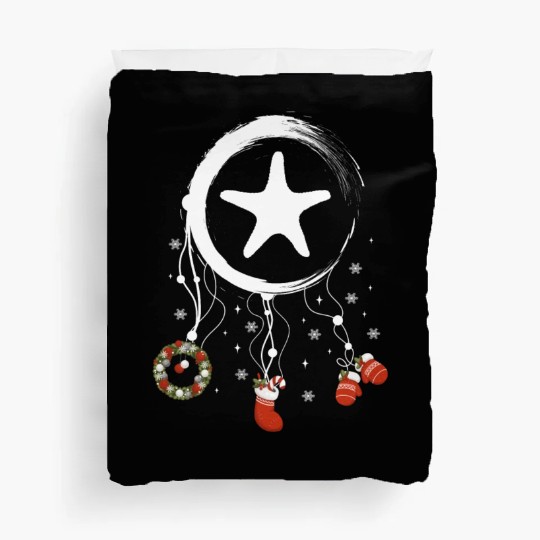 Winter dreamcatcher Christmas Starfish Duvet Covers