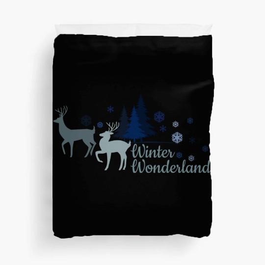 Let's meet in winter wonderland Duvet Covers