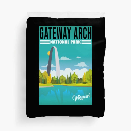 Gateway Arch National Park Missouri, St Louis Duvet Covers