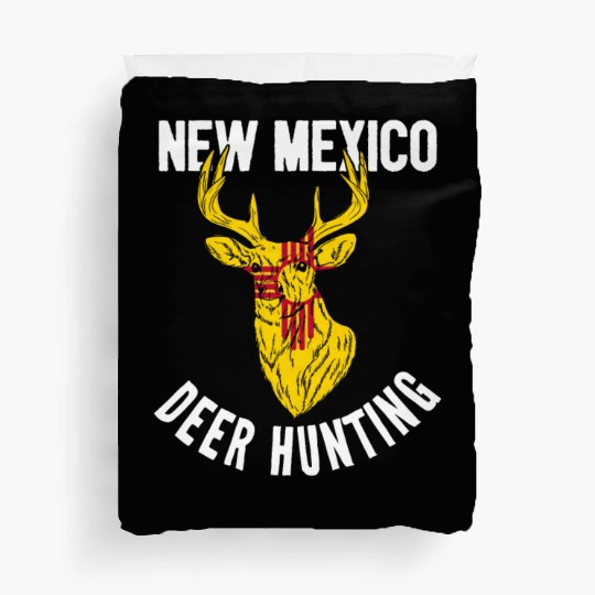 New Mexico Deer Hunting Buck Stag Hunter Duvet Covers