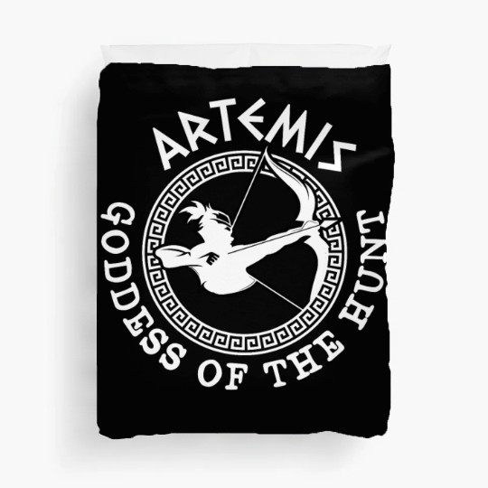 Artemis God, Greek God Duvet Covers
