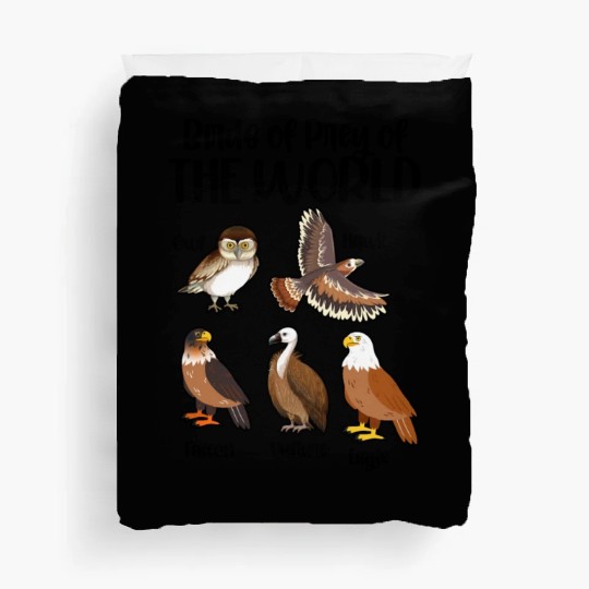 Birds of Prey Of The World Duvet Covers