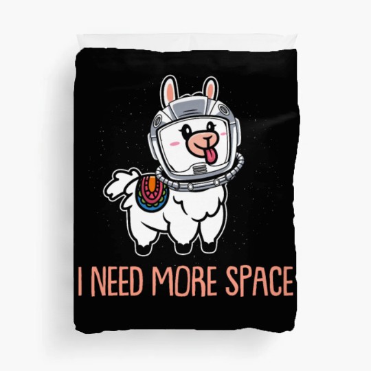 Llama Astronaut I Need More Space Duvet Covers