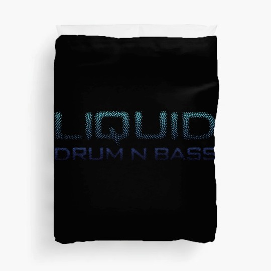 Liquid Drum N Bass Blue DNB Version Duvet Covers