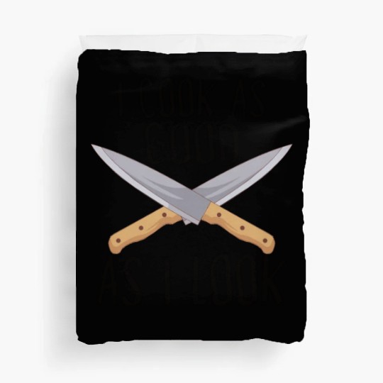 Chef Cook Kitchen Restaurant Knives Cookout Duvet Covers