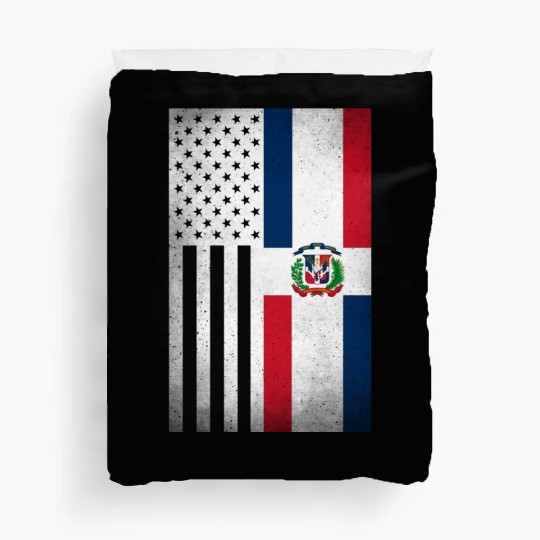 Dominican Republic Design for Dominican Americans Duvet Covers