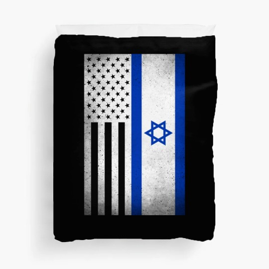 Israel Design for proud Israeli Americans Duvet Covers