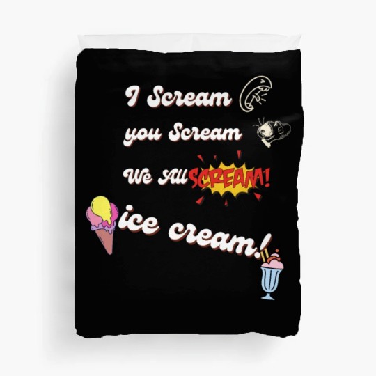 we all scream iceceam Duvet Covers
