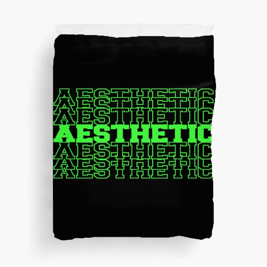 Neon Green Aesthetic Duvet Covers