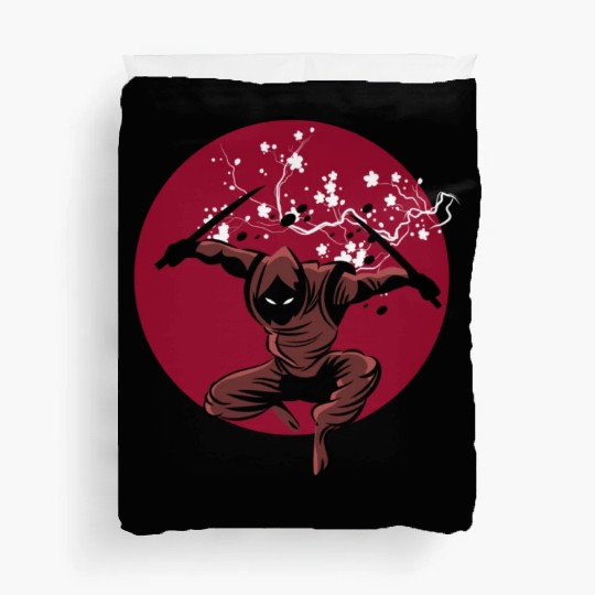 Red Sun Retro Japan Classic 1988 Including Samurai Duvet Covers