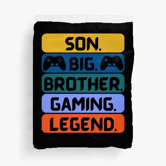 SON BROTHER GAMING LEGEND for gamer controller Duvet Covers