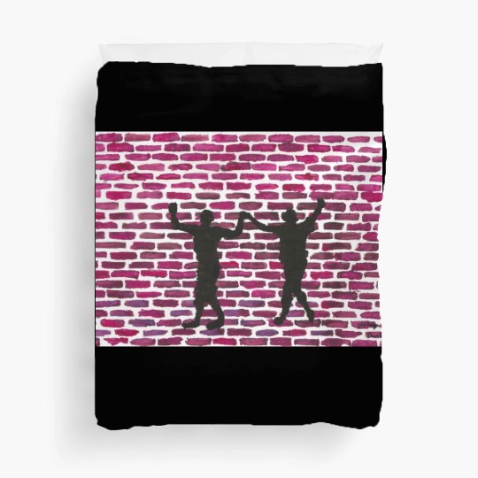 Black magic holyhock online by Yeshaya Dank Duvet Covers