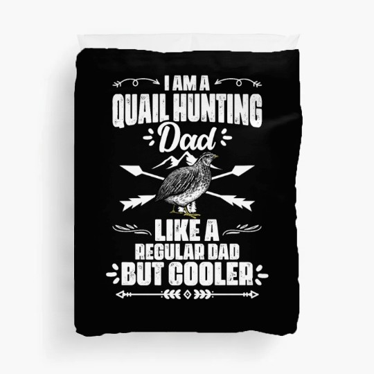 Funny Quail Hunting Season For A Bobwhite Quail Duvet Covers