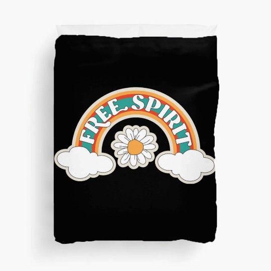 Free spirit affirmation Duvet Covers