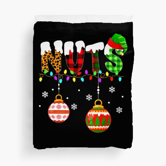 Funny Chest Nuts Couples Christmas Chestnuts Xmas Duvet Covers