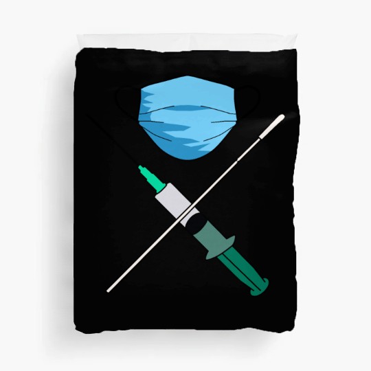 Corona Pandemic Cross | Comic Duvet Covers