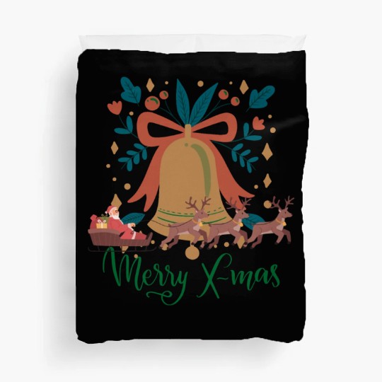 Jingle Bells Merry Christmas Duvet Covers