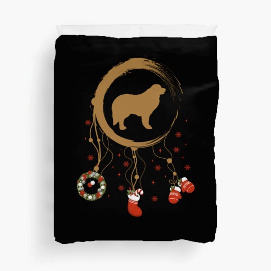 dog dreamcatcher Christmas Great Pyrenees Duvet Covers