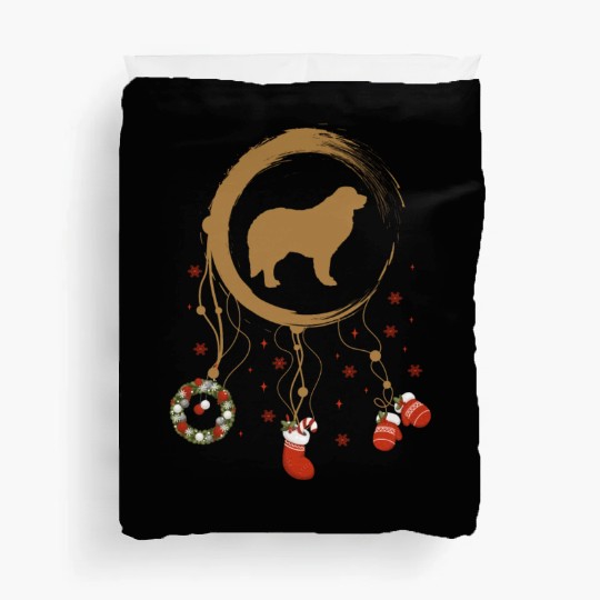 dog dreamcatcher Christmas Great Pyrenees Duvet Covers