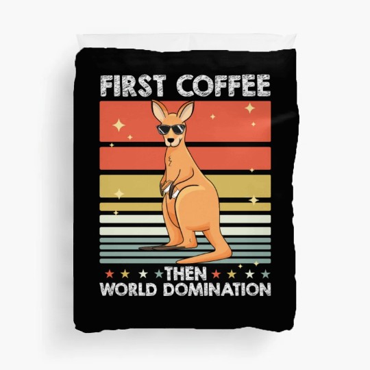 Kangaroo Coffee Duvet Covers