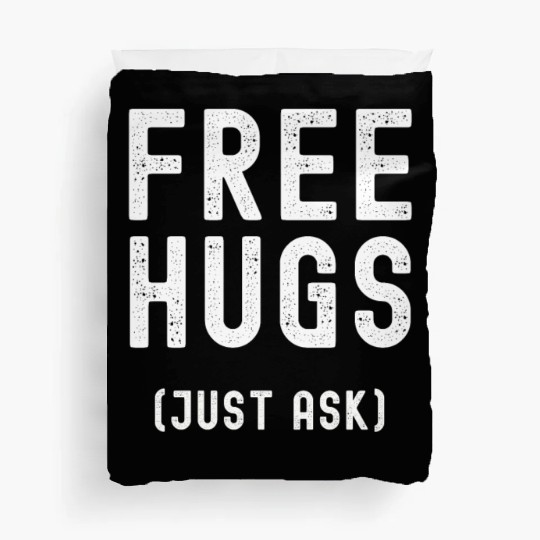 Free Hugs Jusk Ask Duvet Covers